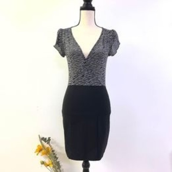 Express Zebra Print Dress size small - Picture 1 of 8